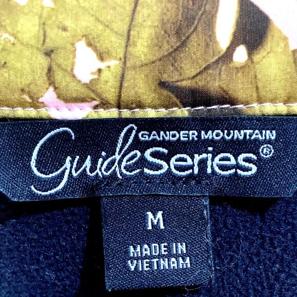 Realtree Gander Mountain Camo Jacket Fleece Lined Zip Up M Pink Black Hunting - Picture 10 of 12